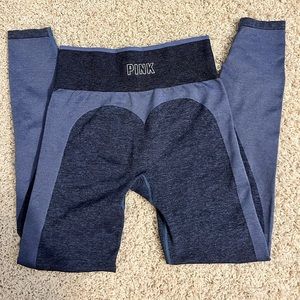 PINK size small seamless blue leggings